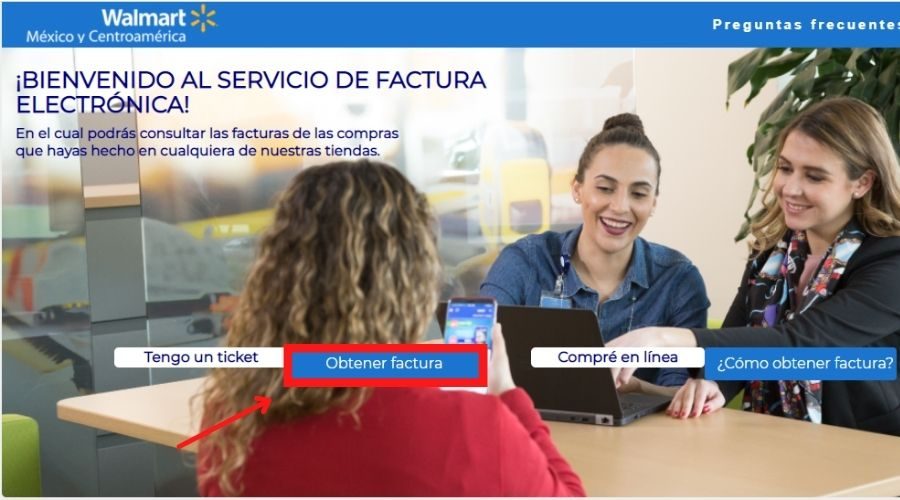 Dale Click en Obtener Factura