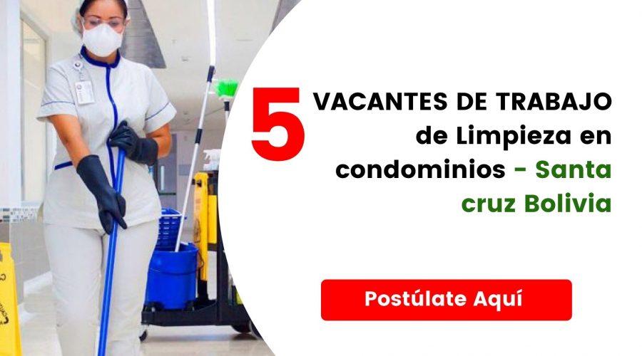 trabajo de limpieza en condominios